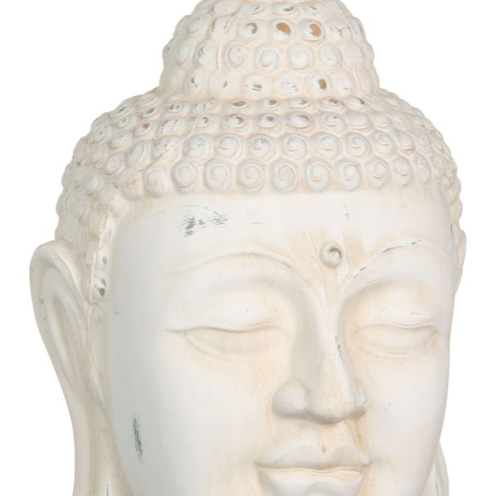 Figura Decorativa Crema Buda Oriental 19 x 18,5 x 32,5 cm 2