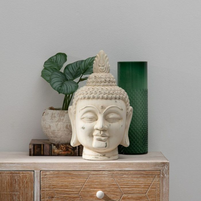 Figura Decorativa 24,5 x 24,5 x 41 cm Buda Oriental 4