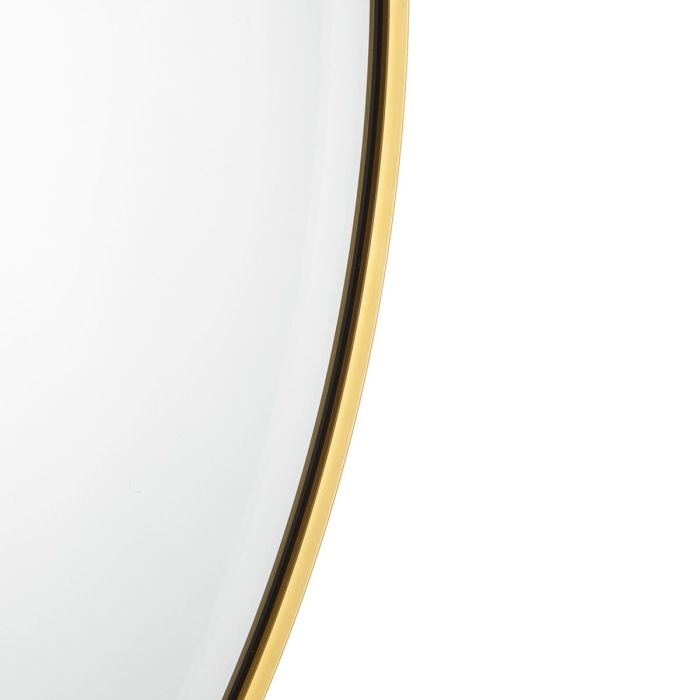 Espejo de pared 40 x 2,8 x 40 cm Cristal Dorado Aluminio 2