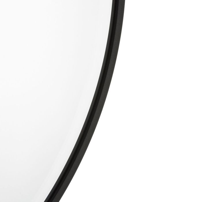 Espejo de pared 40 x 2,8 x 40 cm Cristal Negro Aluminio 2