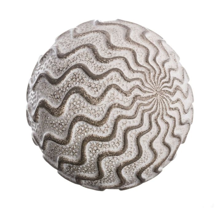 Bolas Decoración Gris Blanco 10 x 10 x 10 cm (8 Unidades) 1 Bolas Decoración Gris Blanco 10 x 10 x 10 cm (8 Unidades) 1