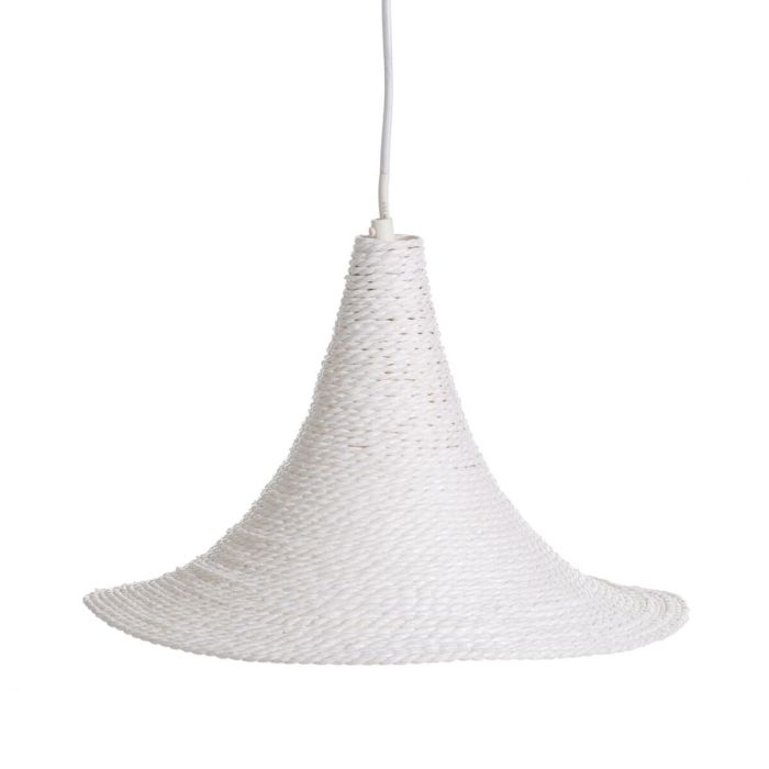 Lámpara de Techo 34 x 34 x 22 cm Cuerda Blanco 0