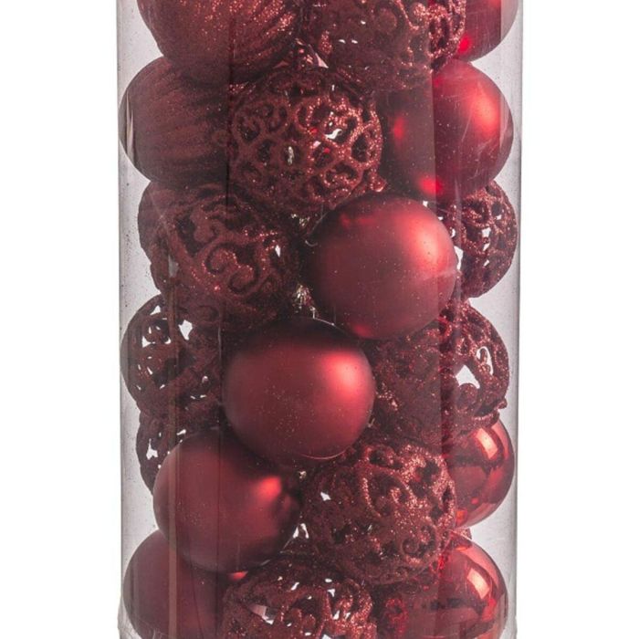 Bolas de Navidad Rojo Plástico 5 x 5 x 5 cm (30 unidades) 1