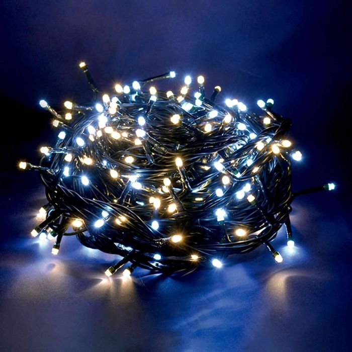 Guirnalda de Luces LED 15 m Blanco 3,6 W Navidad 3
