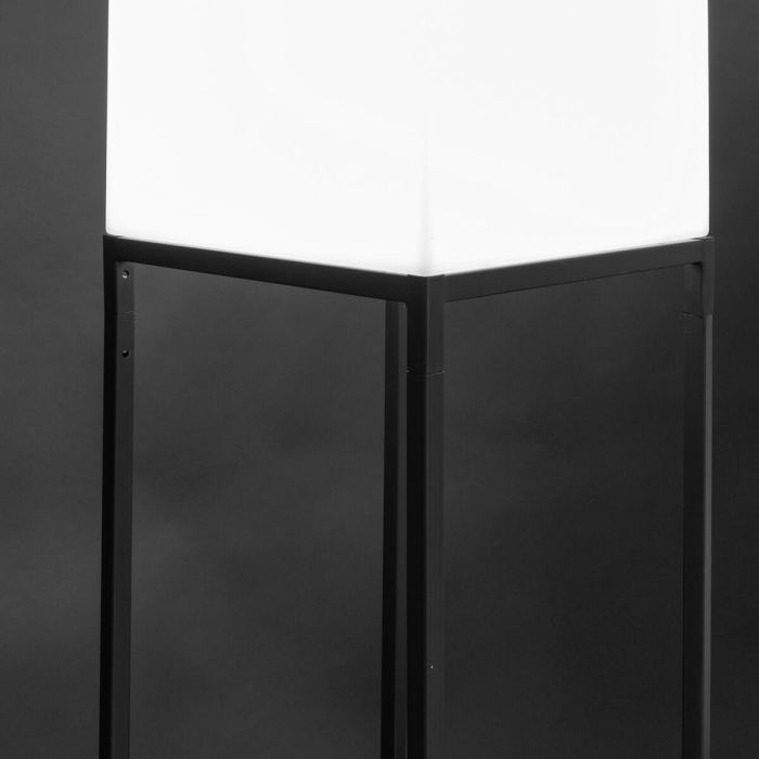 Lámpara de Pie Block Blanco Gris Polietileno Acero 38 x 38 x 155 cm 1