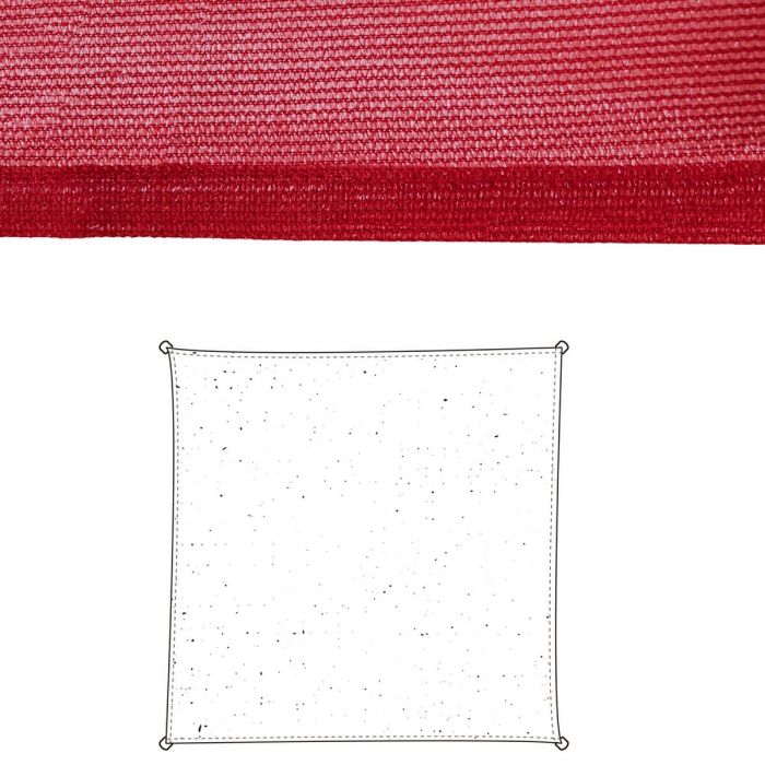 Velas de sombra Toldo Cereza Polietileno 300 x 300 x 0,5 cm
