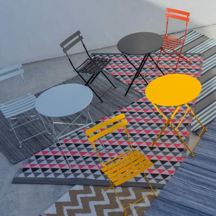 Muebles de Jardín Sira 60 x 60 x 71 cm Acero 1 Muebles de Jardín Sira 60 x 60 x 71 cm Acero 1