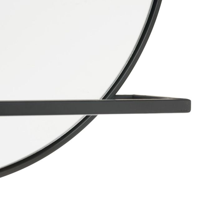 Espejo de pared 90 x 10 x 50 cm Cristal Negro Metal 3