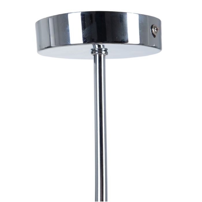 Lámpara de Techo Negro Plateado Lino Metal Hierro 220-240 V 52 x 52 x 45 cm 3