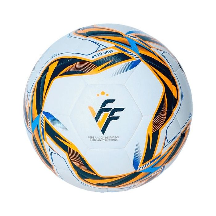 Balón de Fútbol Luanvi FFCV Sintético Blanco/Azul (Talla 1) 2