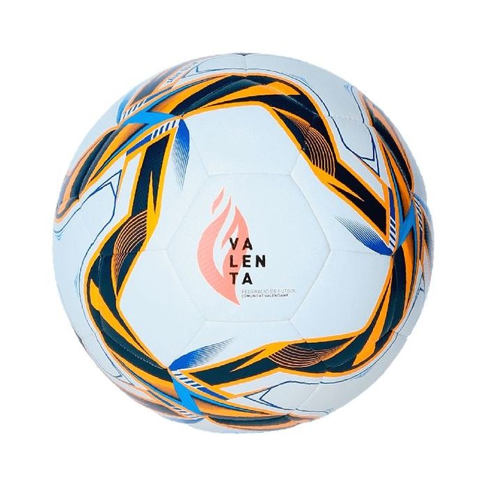 Balón de Fútbol Luanvi FFCV Sintético Blanco/Azul (Talla 1) 1