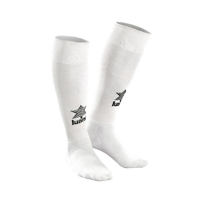 Medias de Fútbol para Adultos Luanvi Goal Blanco Poliéster/Poliamida (Talla única) 1 Medias de Fútbol para Adultos Luanvi Goal Blanco Poliéster/Poliamida (Talla única) 1