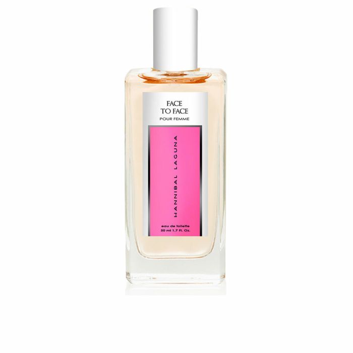 Hannibal Laguna Face to Face Pour Femme Eau de Toilette. Vaporizador para Mujer 50 ml, con notas florales, frutales y amaderadas, ideal para elegancia.