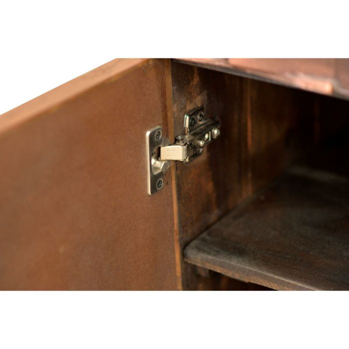 Aparador Alexandra House Living Marrón oscuro Bronce Madera de mango 170 x 80 x 42 cm 4 Aparador Alexandra House Living Marrón oscuro Bronce Madera de mango 170 x 80 x 42 cm 4