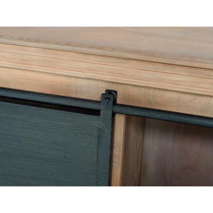 Aparador Alexandra House Living Gris Natural madera y metal 190 x 85 x 40 cm 2
