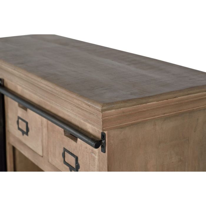 Aparador Alexandra House Living Natural Metal Madera de mango 115 x 85 x 40 cm 1