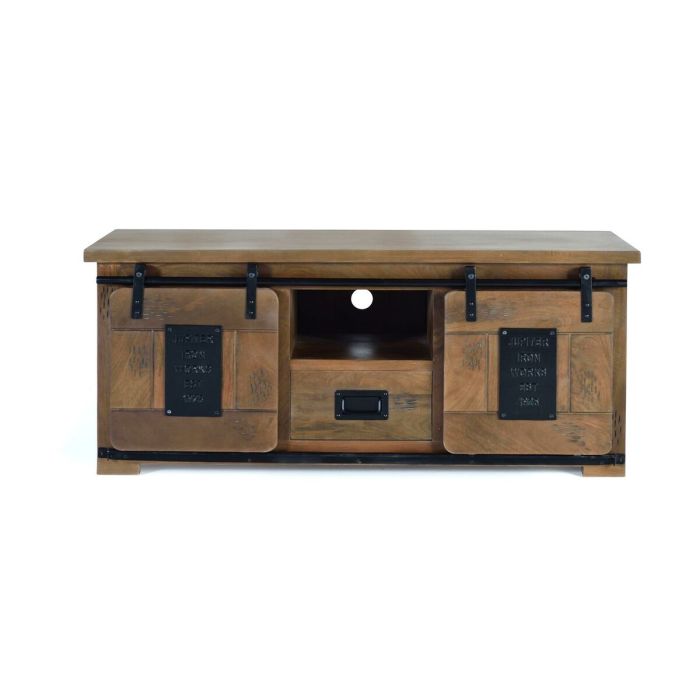 Aparador Alexandra House Living Natural Metal Madera de acacia 130 x 55 x 50 cm 1