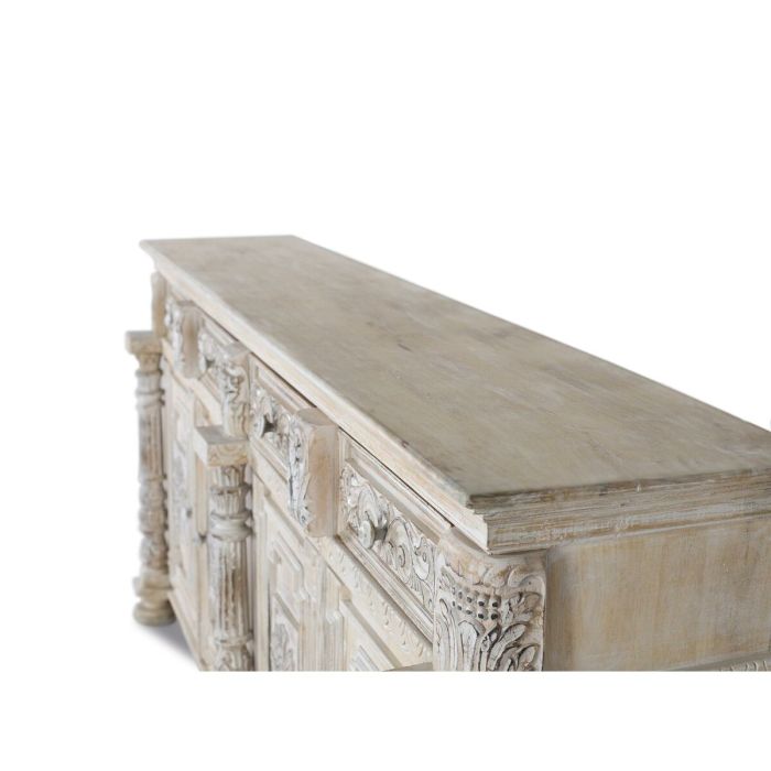 Aparador Alexandra House Living Blanco Madera de mango 225 x 100 x 45 cm 4 Aparador Alexandra House Living Blanco Madera de mango 225 x 100 x 45 cm 4