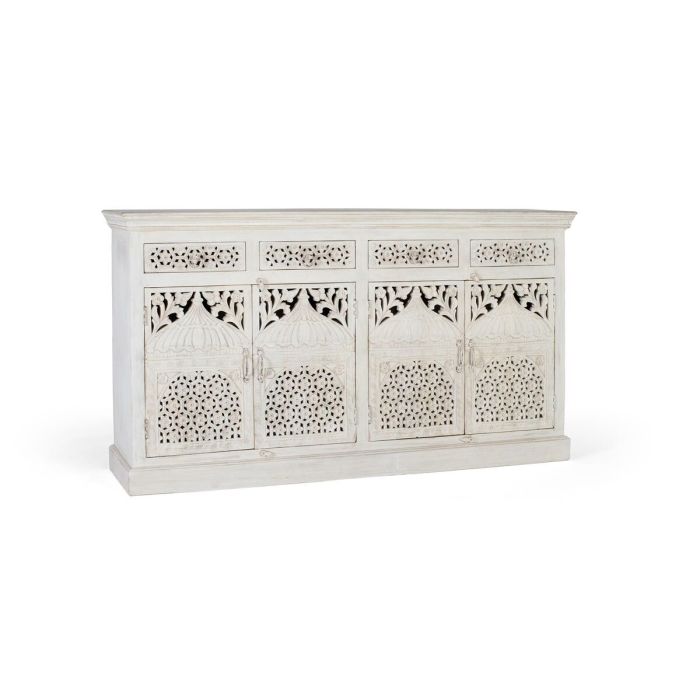 Aparador Alexandra House Living Blanco Madera de mango 180 x 90 x 40 cm 1