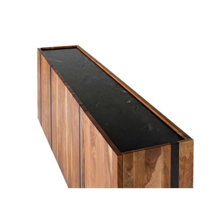 Aparador Alexandra House Living Natural Mármol Madera de acacia 180 x 85 x 40 cm 3 Aparador Alexandra House Living Natural Mármol Madera de acacia 180 x 85 x 40 cm 3