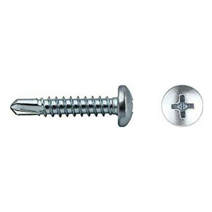 Tornillo autoroscante CELO 3,5 x 25 mm Tornillo para chapa de metal 250 Unidades Zincado