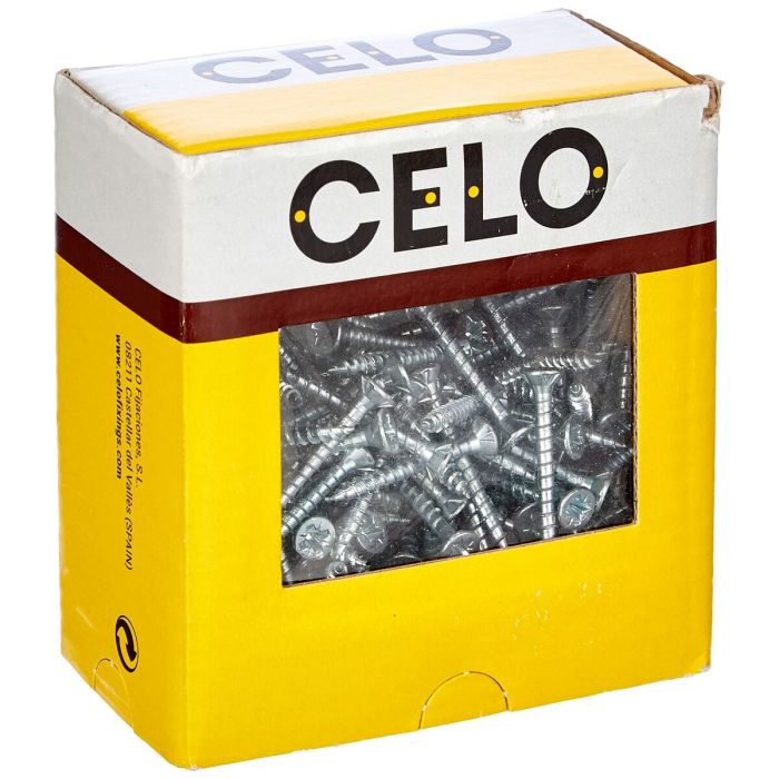 Caja de tornillos CELO Vlox 200 Unidades Zincado Avellanado (3,5 x 30 mm) (30 mm) 2