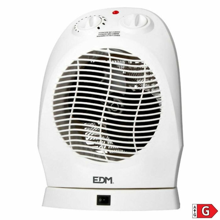 Calefactor EDM 07202 07202 Blanco 1000-2000 W 1000 - 2000 W 2