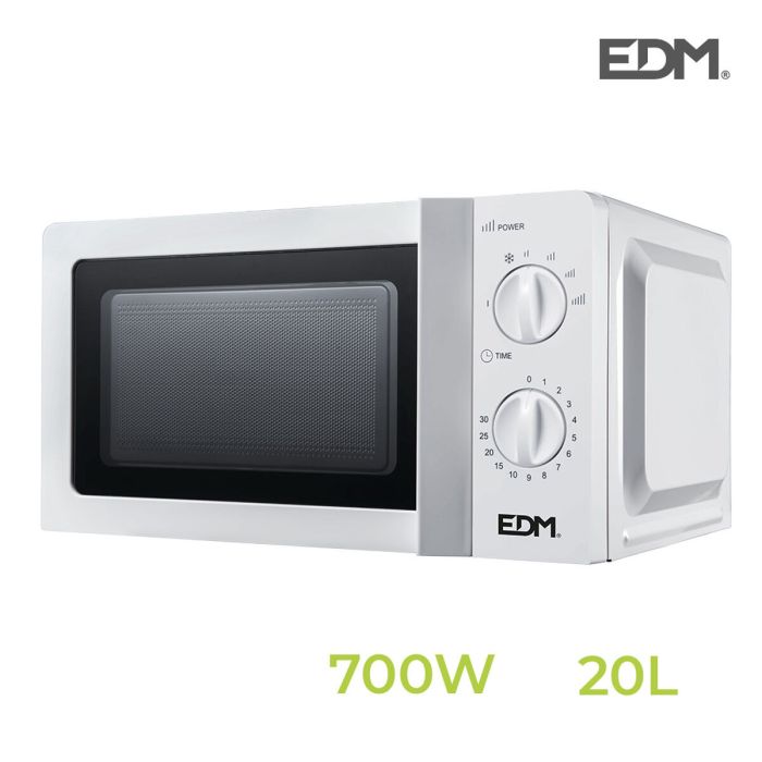 Microondas EDM Blanco Multicolor 700 W 20 L 1
