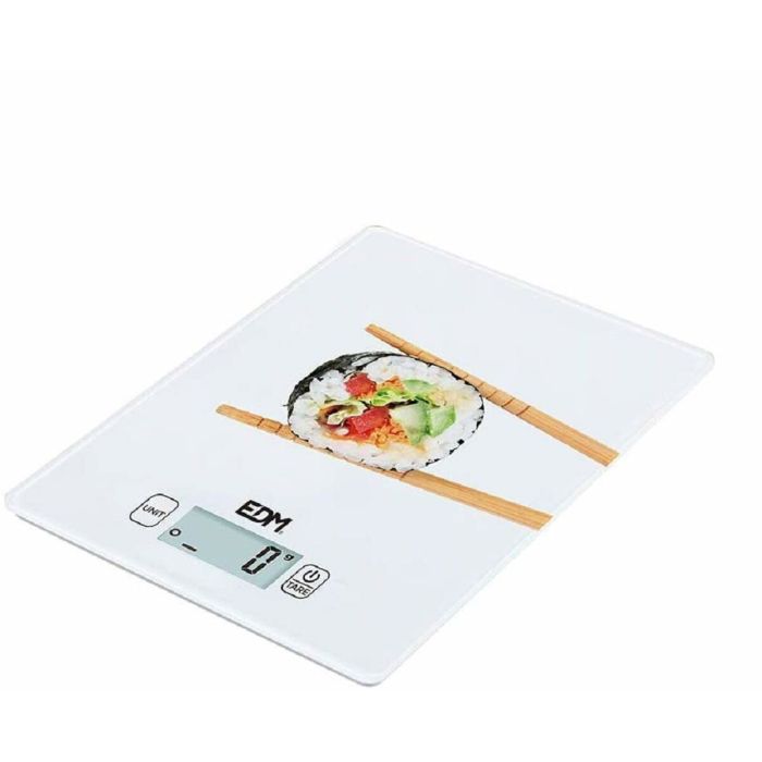 Báscula de Cocina EDM Blanco 5 kg (14 x 19.5 cm)