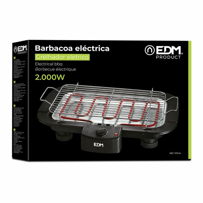 Barbacoa Eléctrica EDM 2000 W 1
