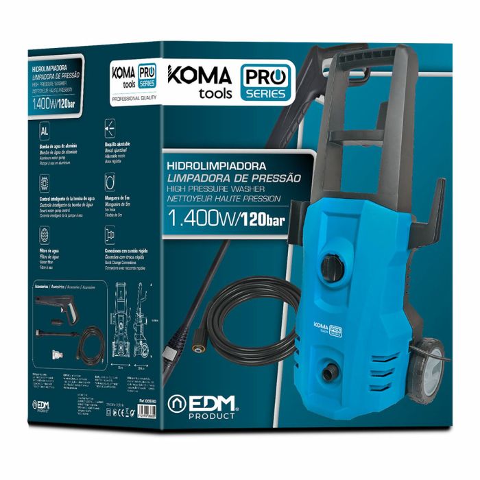 Hidrolimpiadora Koma Tools 1400 W 120 bar 6