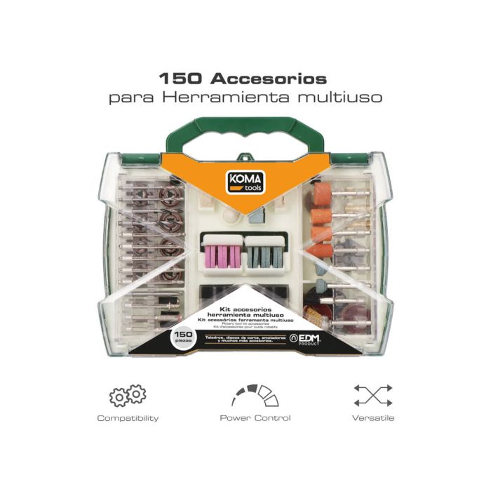 Kit de herramientas Koma Tools 150 Piezas 1