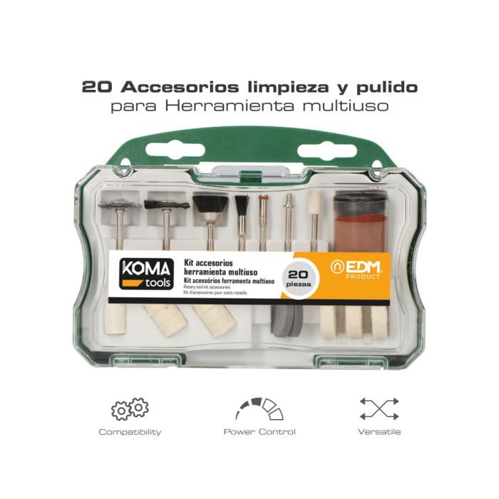 Kit de herramientas Koma Tools 20 Piezas 1