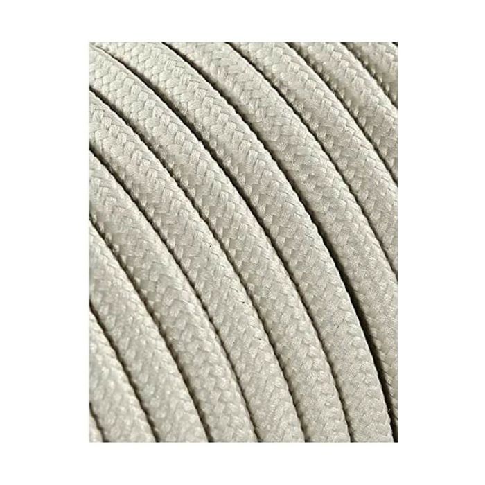 Cable EDM 2 x 0,75 mm Blanco Textil 5 m