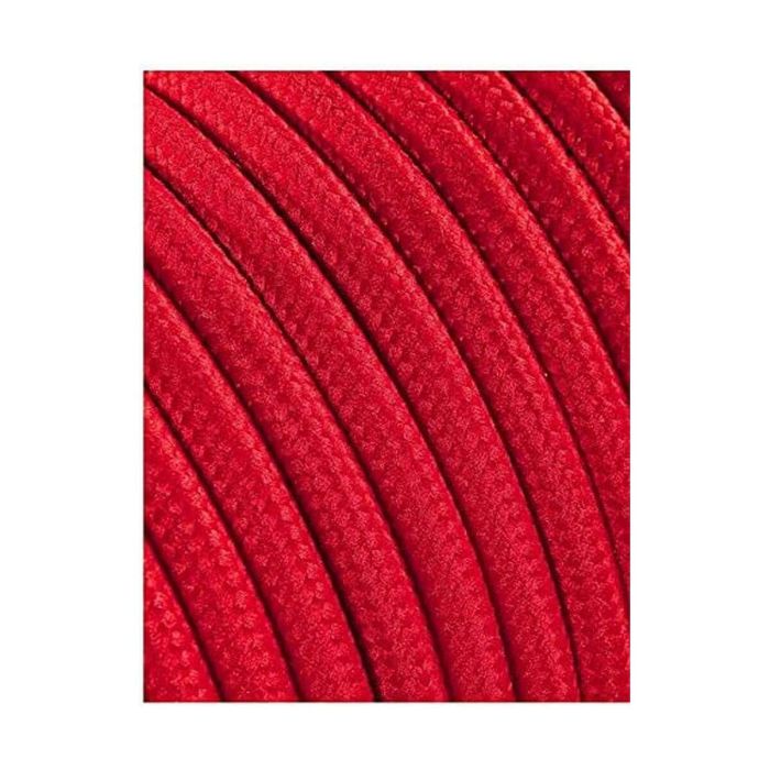 Cable EDM C62 2 x 0,75 mm Rojo Textil 5 m