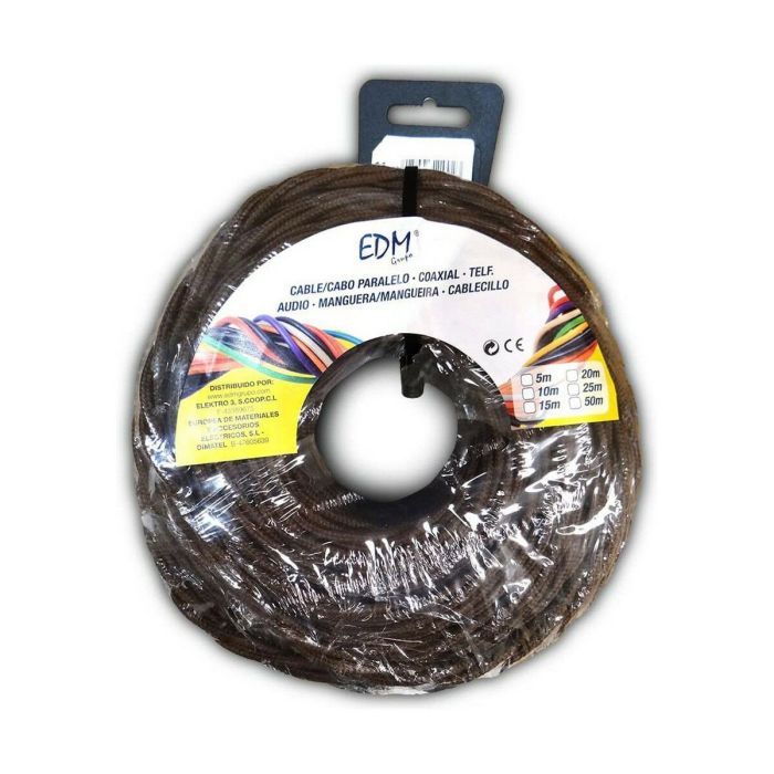 Cable EDM 3 x 1,5 mm Marrón 5 m