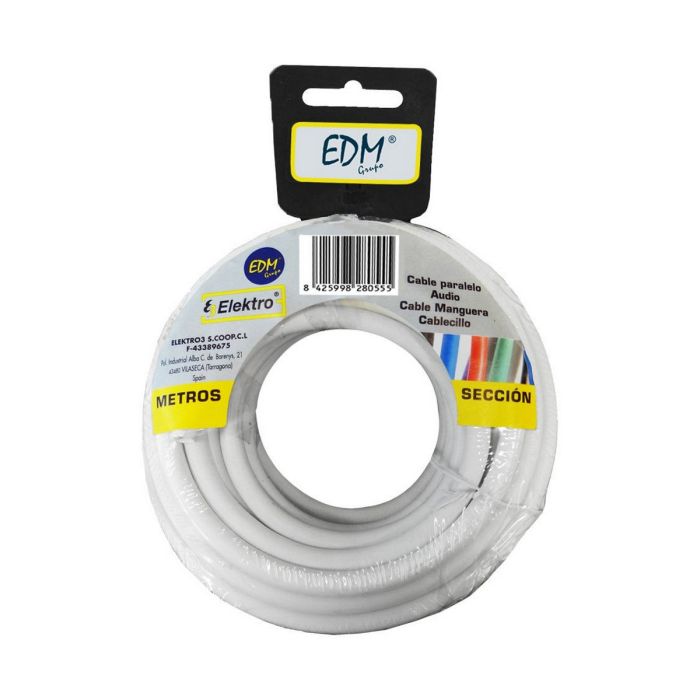 Cable EDM 3 x 2,5 mm Blanco 25 m