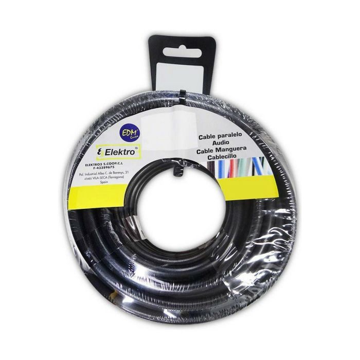 Cable EDM Negro 5 m 1,5 mm