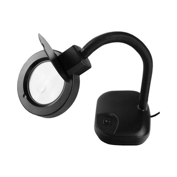 Flexo/Lámpara de escritorio EDM Lupa de mesa Negro 12 W 14 x 32 cm