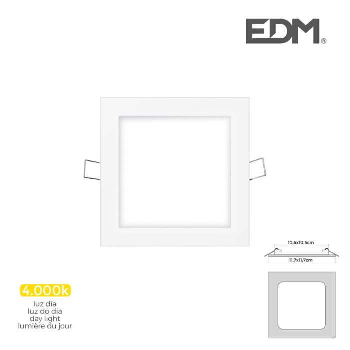 Foco empotrable EDM Downlight 6 W 320 Lm (4000 K) 2