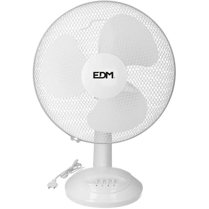 Ventilador de Sobremesa EDM Ø 40 x 61 cm Blanco 45 W