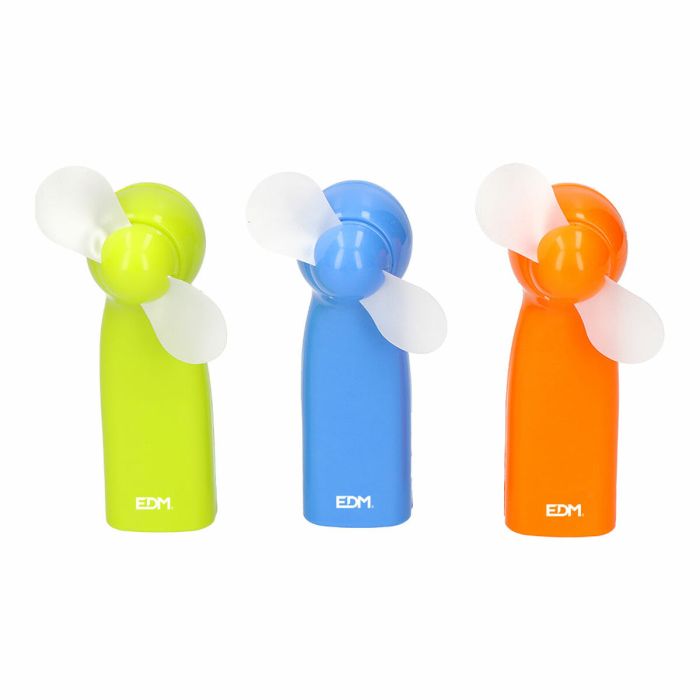 Ventilador a pilas "funny colors" 2xaa (no incluidas) edm colores / modelos surtidos