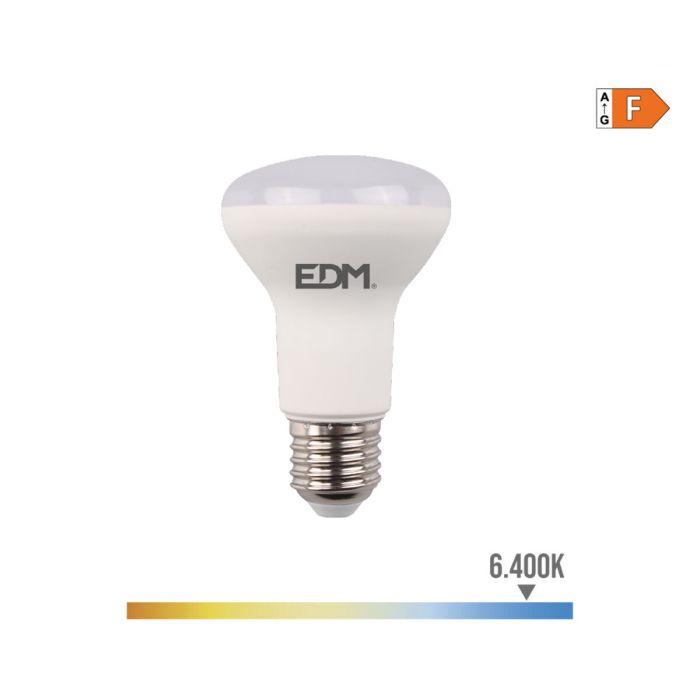 Bombilla LED EDM Reflectora F 7 W E27 470 lm Ø 6,3 x 10 cm (6400 K) 2