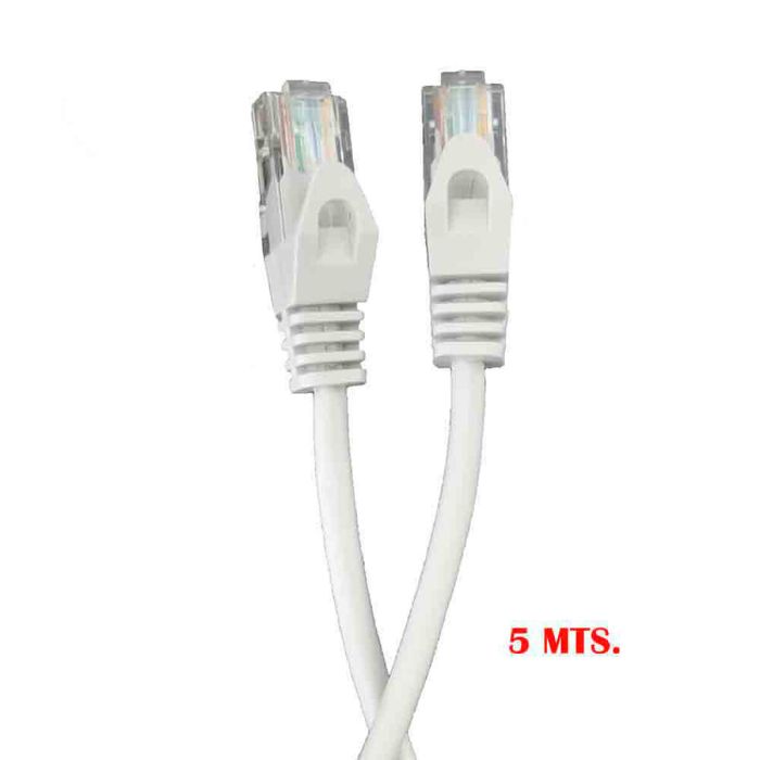 Cable de Red Rígido UTP Categoría 5e EDM Blanco 5 m 1