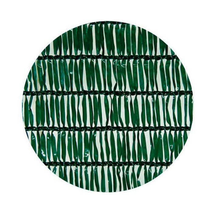 Rollo de malla de ocultación color verde 90 g 1x50m