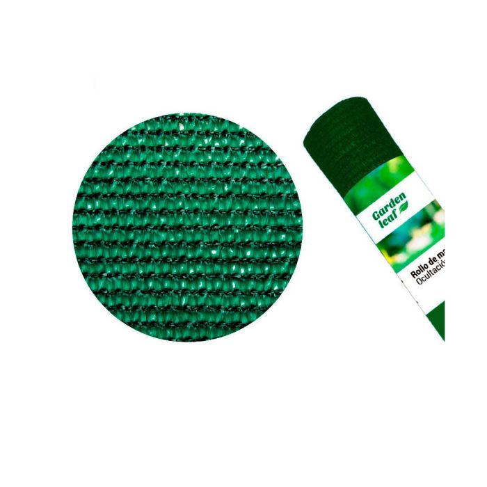 Rollo de malla de ocultacion color verde 90 g 2x10m edm