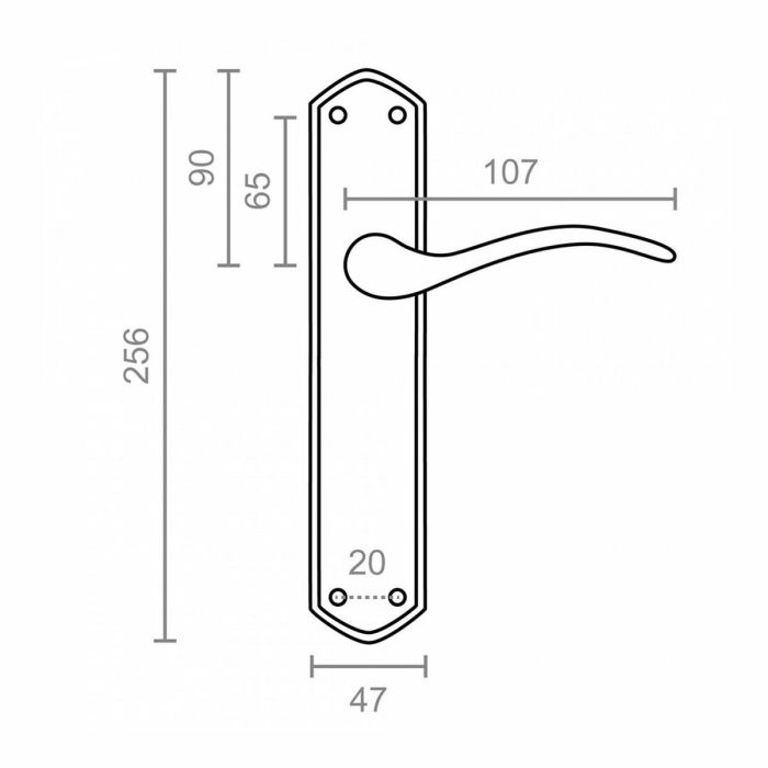 Juego de Manillas EDM 202 25,6 x 4,7 cm 1