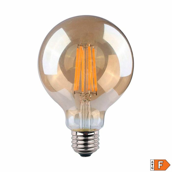 Bombilla LED EDM Vintage F 8 W E27 720 Lm 12,5 x 17 cm Ø 12,5 x 17 cm (2000 K) 3