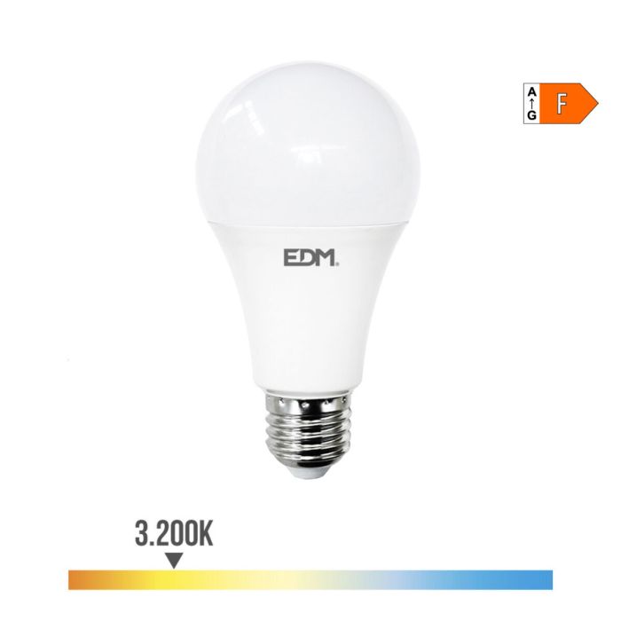 Bombilla LED EDM F 24 W E27 2700 lm Ø 7 x 13,6 cm (3200 K) 2