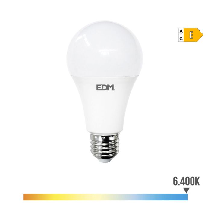 Bombilla LED EDM E 24 W E27 2700 lm Ø 7 x 13,6 cm (6400 K) 2